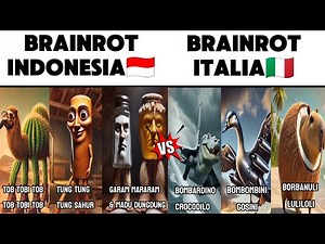 Brainrot Indonesia vs Brainrot Italia 🇮🇩🇮🇹...