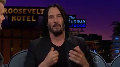 4.5M views · 16K reactions | Keanu reminisces about his early acting career. Want more Corden? bit.ly/watchCORDEN | The Late Late Show with James Corden | Facebook