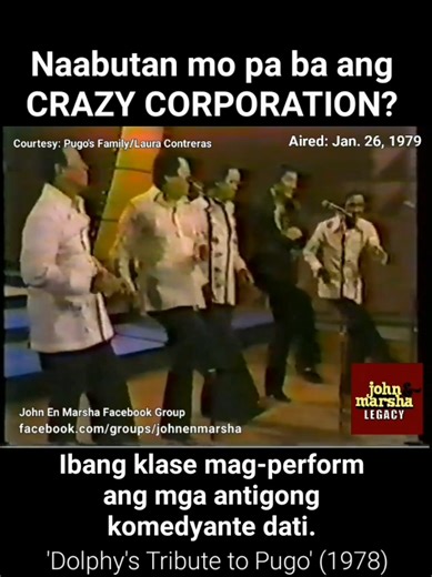 Dolphy's Tribute to Pugo: A Rare 1979 TV Special