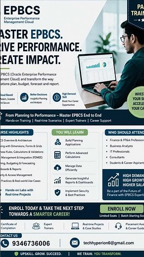 Oracle EPBCS Training