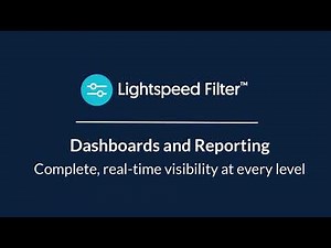 Lightspeed Filter Reporting Video