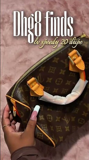 DHGATE FINDS LV SPEEDY 20 DUPE| #dhgateunboxing #dhgate #dhgatehaul #dhgatefinds #foryou #shorts #fy