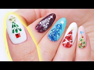 Christmas Tree Nail Art Designs | 5 Easy Ways!