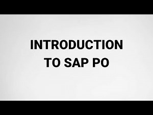 SAP PO Training Course