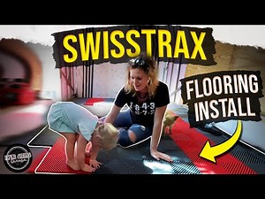Cargo trailer conversion SwissTrax flooring install!