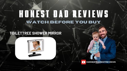Watch Honest Dad Review of ToiletTree Shower Mirror on Amazon Live