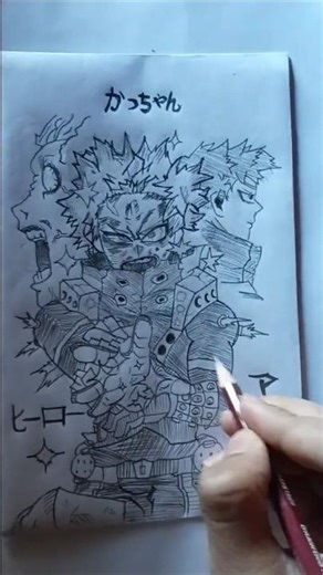 drawing bakugo(kacchan) #mha