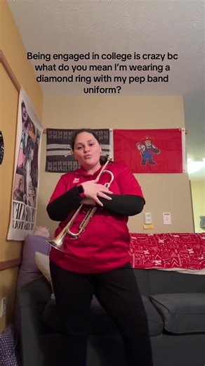 Engaged in College: A Unique Pep Band Moment