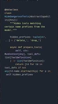 Pydantic AI Custom Capabilities and Tool Management - Part 19/31