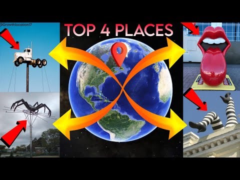 I FOUND TOP 4 UNIQUE PLACES 🤯 ON GOOGLE MAPS AND GOOGLE EARTH #earth #maps #growthlocation17