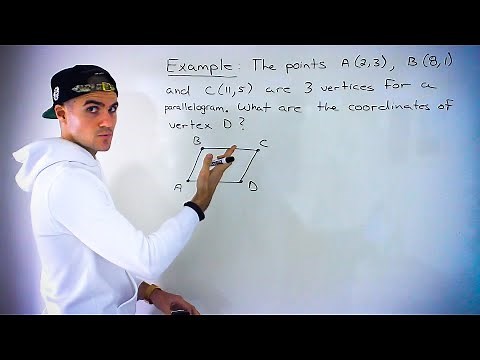 Find the 4th Vertex of a Parallelogram (Grade 10 Math)