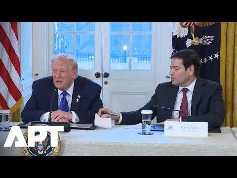 “Marco Just Gave Me a Note”: Trump Reads Rubio’s 'Secret Memo' Aloud | APT
