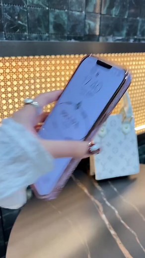 Stylish Light Pink Transparent iPhone 13 Pro Max Case