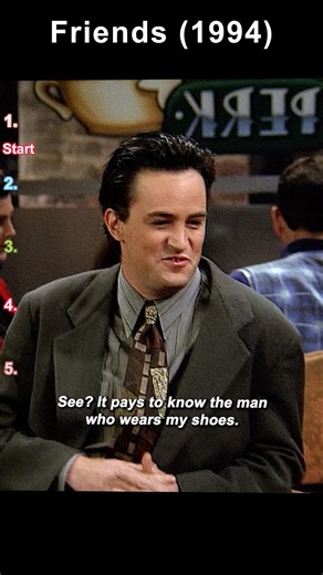#movie #film Friends Season 1 (1994) | Chandler Realizes His Colleagues Dislike Him