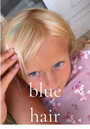 Somebody woke up with blue hair….well, 2 of em did 😜😂 Where do they come up with stuff??? #C#CapCutr#realitys#sahmsoftiktokf#fypm#momsoftiktokg#grwmd#dayinmylifem#momlifes#sahmg#girlmomlifegirlmom