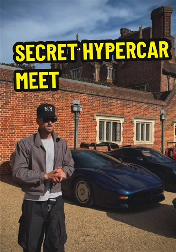 Secret Hypercar Meet: Jaguar XJ220 and Top Picks Money No Object