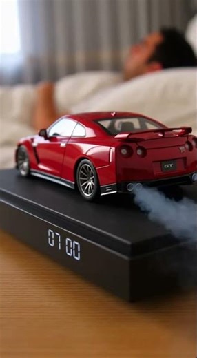 Car Alarm Clock – Handmade Supercar Engine Sound + Steam Effect