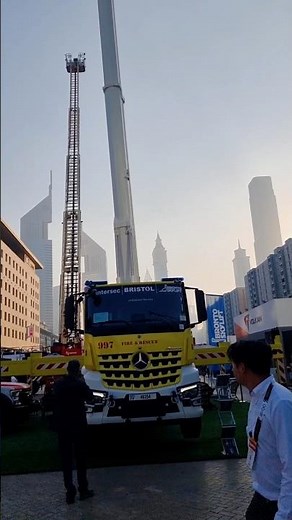 BRISTOL Bronto Sky Lift at Intersec Dubai 2026 | Built for High-Rise Rescue