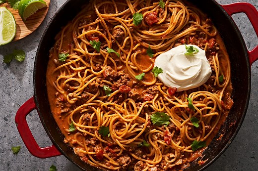 Taco Spaghetti Combines Your Two Favorite Dishes—You’re Welcome