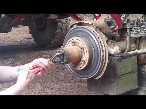 1983 CHEVY K10 HUB AND ROTOR REBUILD