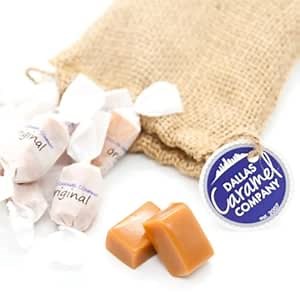 Dallas Caramel Company Original Caramels – Handcrafted Gourmet Soft Caramel Candy – Creamy Texture, Small Batch, Individually Wrapped - 16 oz bag