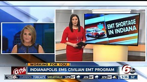 16K views · 65 reactions | Indianapolis EMS is feeling the impact of a shortage of EMTs across the state. In order to fill those positions they are turning to civilians. EMTs save lives everyday, through the Civilian EMT Progam I talked to one Navy veteran who has now found a new career. Indianapolis EMS | Nicole Griffin WRTV | Facebook