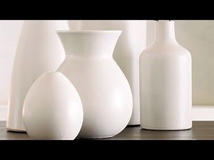 DIY Plaster Of Paris Vase/ Easy Way To Make Vase At Home/5 minute craft/Ajmeri Arts/Pottery