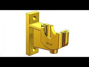 Bearing Holder | SolidWorks Modeling Exercise