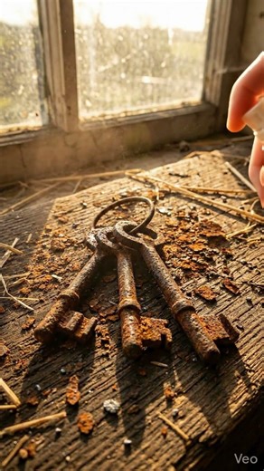 Cleaning Rust Off Forgotten Barn Keys