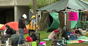 Protesters set up pro-Palestinian encampment at Queen’s University in Kingston - Kingston | Globalnews.ca