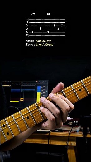 Audioslave - Like a stone #guitarvibes #guitartutorial #learnGuitar #guitarforbeginners