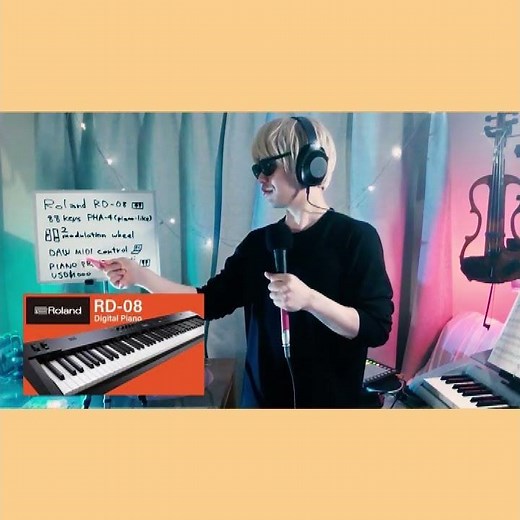 Roland RD-08 Honest Review 【Best Digital Piano for the price】88 keys ♫🎹Johnny JAM (short)