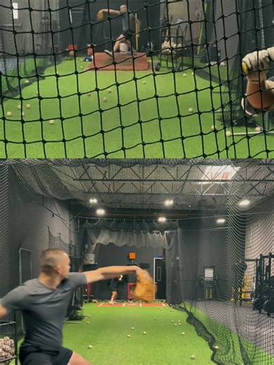 Day 21 of training to get drafted, facing a live hitter. DM me ‘LAB’ if you want our help advancing your pitching career