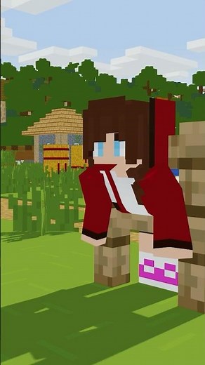 JJ Girlfriend is Stuck vs Herobrine - Maizen Minecraft Animation #minecraftanimation #shorts