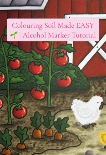 If you’ve ever struggled with colouring soil, colouring dirt, or making mud look realistic with alcohol markers, this is a super easy technique you can try straight away 🌱 In this tutorial I’m using @Ohuhuart alcohol markers and layering from light to dark to create natural texture without harsh lines. ✨ Beginner-friendly ✨ No perfect placement ✨ Just light layering and stippling Perfect if you’re learning: • how to colour soil • how to add texture with alcohol markers • how to avoid flat colou