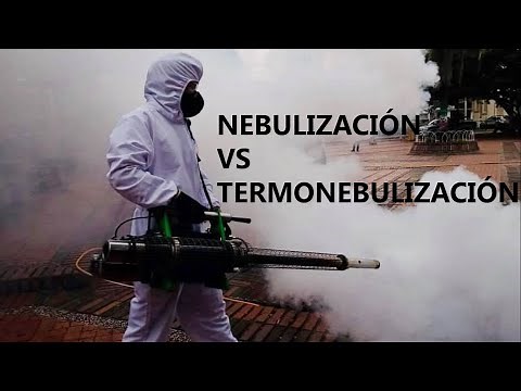 Diferencia entre nebulización, termonebulización y aspersión (Parte 1)