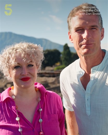 What was life really like in Pompeii? 🧐 Historians Dan Snow and Dr Kate Lister uncover the gritty, glorious details - from food and jobs to danger after dark 👀 Pompeii: Life in The City with Dan Snow. Watch | Stream on 5 | Channel 5