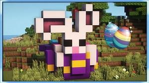 Minecraft | Easter Bunny Building Idea | Tutorial Minecraft Map