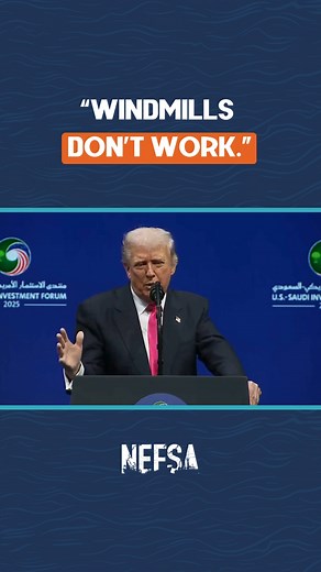 186K views · 5.1K reactions | President Donald J. Trump is exactly right: windmills are an economic disaster. "Windmills don't work...Every time it goes around, you lose money." | New England Fishermen's Stewardship Association | Facebook