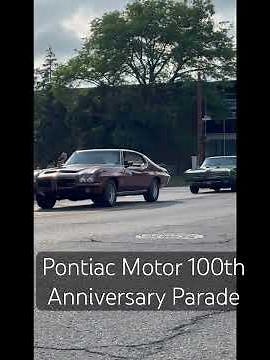 Pontiac Motor 100th Anniversary Parade