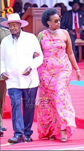 Museveni and Natasha at Kololo Swearing-In 🇺🇬❤️ #shorts #shortvideo
