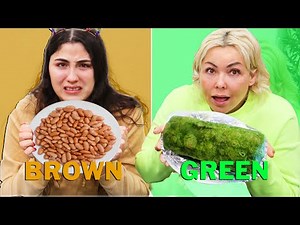 ONE COLOR make the best FOOD CHALLENGE!