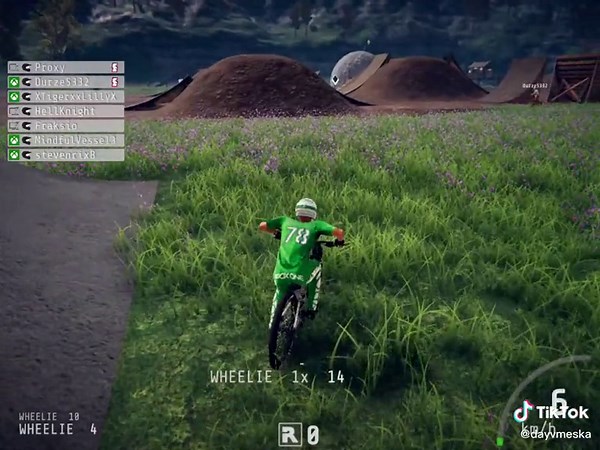 Tutorial on how to wheelie in Descenders | Wheelie