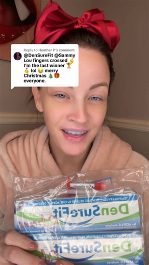 Replying to @Heather P 🦷 FINAL DAY of the @DenSureFit giveaway First….congratulations to today’s winner 🤍 And second….I want to say this from the heart. I’m genuinely sorry I couldn’t give this to everyone. I know some people are disappointed, frustrated, or hurt that they didn’t get picked, and I truly wish I could send this to every single person who commented. If I could help everyone, I absolutely would. What I can promise is this: I will continue to use my platform to help as many people 