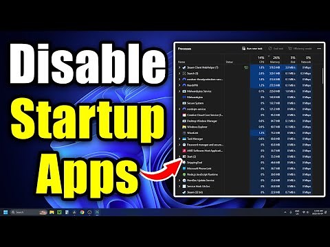 How To Disable Startup Apps On Windows 11 - Easy Guide