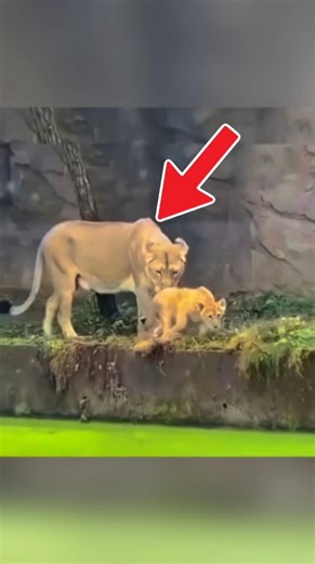 Lion Mother Accidentally Pushes Cub Into Water — The Rescue No One Expected 🦁💔 | Second Chance