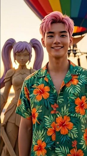 K-Pop Demon Hunters Create Sand Chaos 😂 Saja Boys React! #kpop #sajaboys #huntrix #kpopdemonhunters