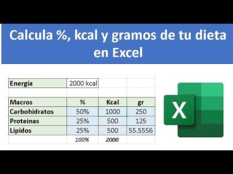 How to calculate kcal and grams according to the percentage of each macronutrient