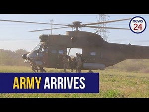 WATCH: More SANDF soldiers arrive in Cape Town