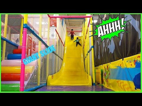 Fun Indoor Playground for kids with Giant Slide